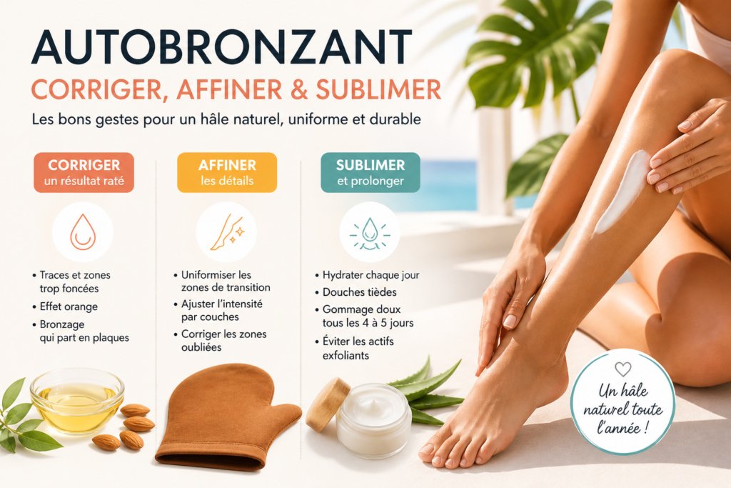 Optimiser son bronzage sans soleil : corriger les traces, l’effet orange et obtenir un hâle naturel